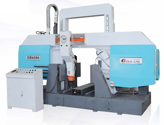 GB4280 GoldCNC — промышленный ленточнопильный станок с портальной конструкцией, доставка